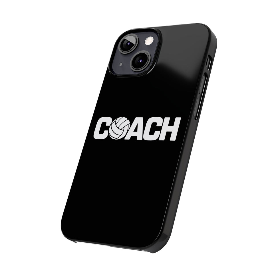 Premium Volleyball Coach iPhone Case | Volleyball Coach Gifts Slim Phone Cases