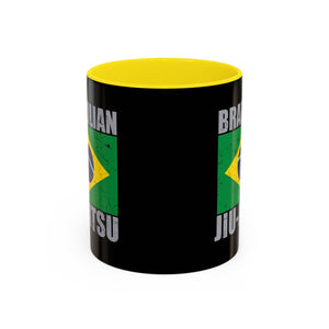 Brazilian Jiu Jitsu Flag 2 | BJJ Accent Coffee Mug Brazilian Jiu Jitsu Flag 2 | BJJ Accent Coffee Mug