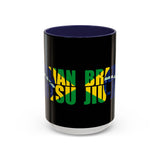 Brazilian Jiu Jitsu Flag 3 | BJJ Accent Coffee Mug Brazilian Jiu Jitsu Flag 3 | BJJ Accent Coffee Mug