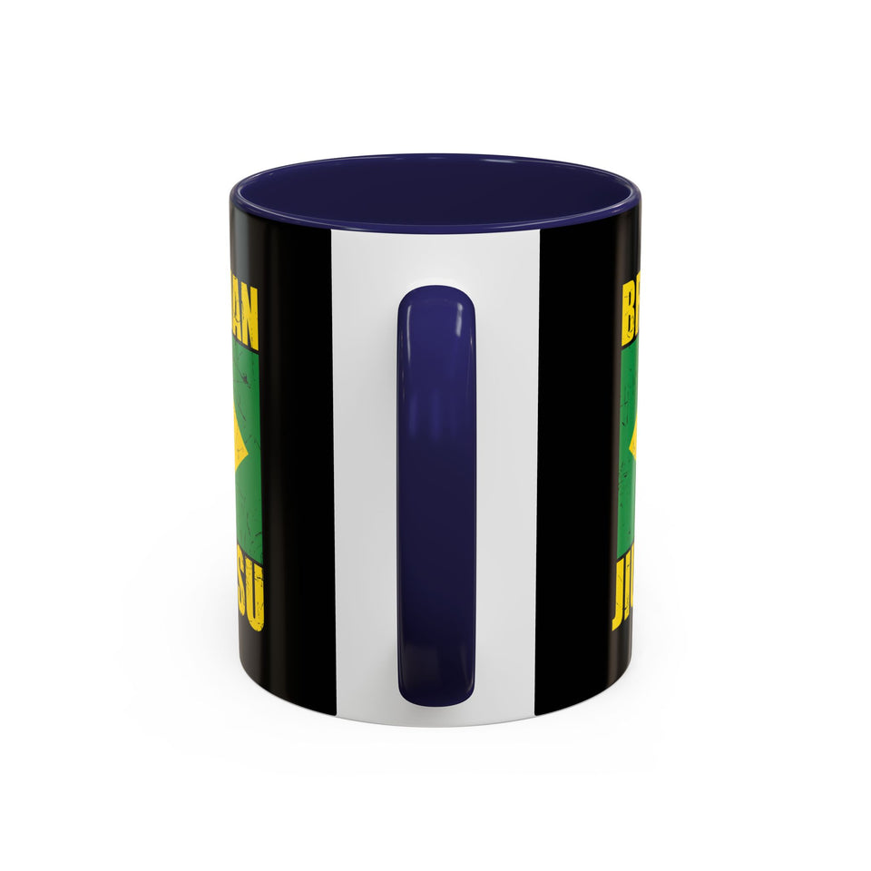 Brazilian Jiu Jitsu Flag | BJJ Accent Coffee Mug