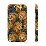 Premium Pride Of Lions iPhone Case | Lion Gifts Slim Phone Cases Premium Pride Of Lions iPhone Case | Lion Gifts Slim Phone Cases