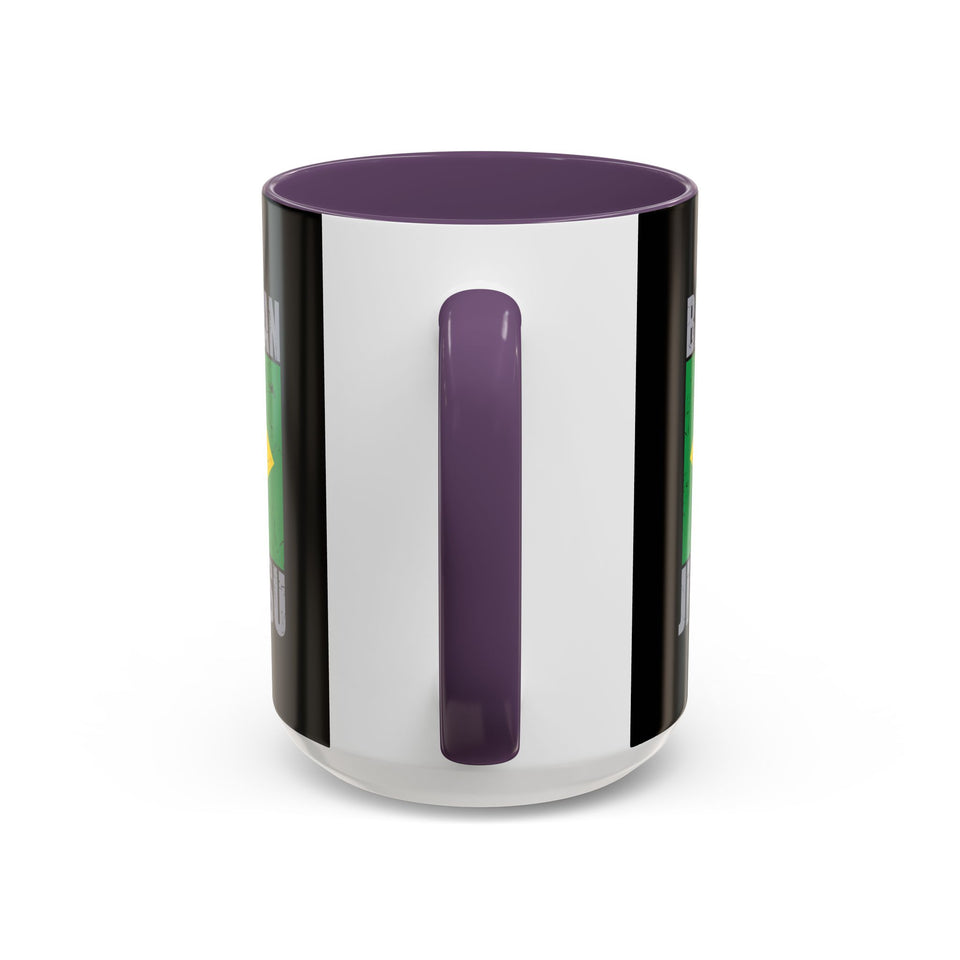 Brazilian Jiu Jitsu Flag 2 | BJJ Accent Coffee Mug