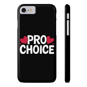 Premium Pro Choice iPhone Case | Feminist Pro Choice Gifts Slim Phone Cases Premium Pro Choice iPhone Case | Feminist Pro Choice Gifts Slim Phone Cases