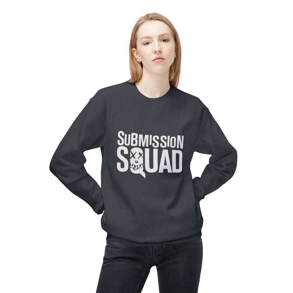 Brazilian Jiu Jitsu Submission Squad BJJ Unisex Midweight Softstyle Fleece Crewneck Sweatshirt