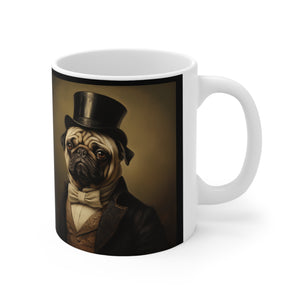 Pug Mug Classical Painting | Pug Coffee Mug | Pug Dog Gifts | Pug Presents | Pug Mug 11oz Pug Mug | Pug Coffee Mug | Pug Dog Gifts | Pug Presents | Pug Mug 11oz