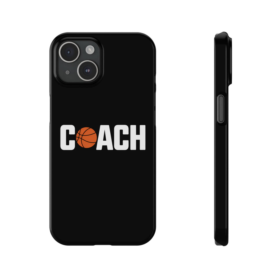 Premium Basketball Coach iPhone Case | Basketball Coach Gifts Slim Phone Cases