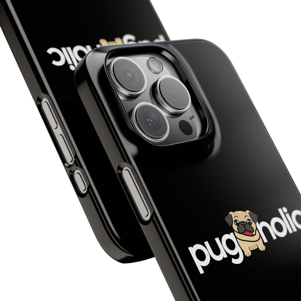 Premium Pugaholic Pug iPhone Case | Pug Gifts Slim Phone Cases