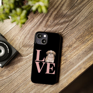 Premium Love Shih Tzu iPhone Case 2 | Cute Shih Tzu Slim Phone Cases Premium Love Shih Tzu iPhone Case 2 | Cute Shih Tzu Slim Phone Cases