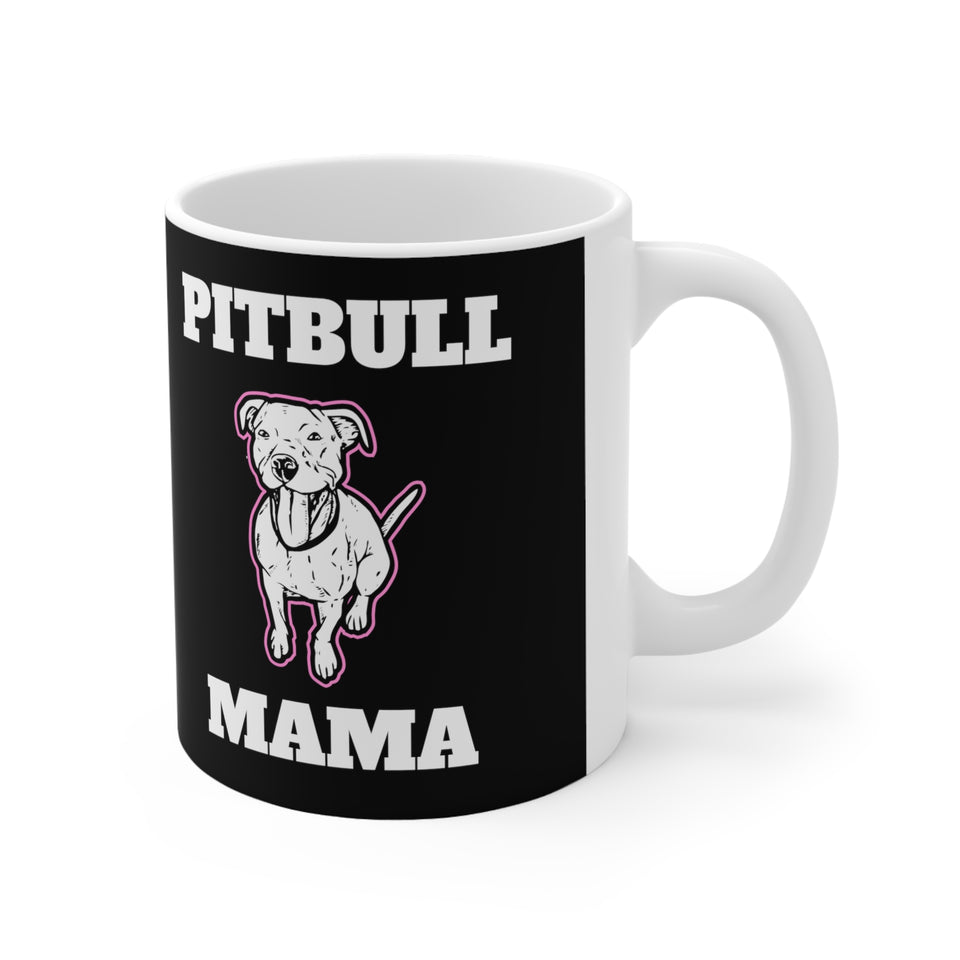 Pitbull Mama Mug 2 | Pomeranian Momma Coffee Mug | Pomeranian Gifts | Pomeranian Presents | Pitbull Mug 11oz