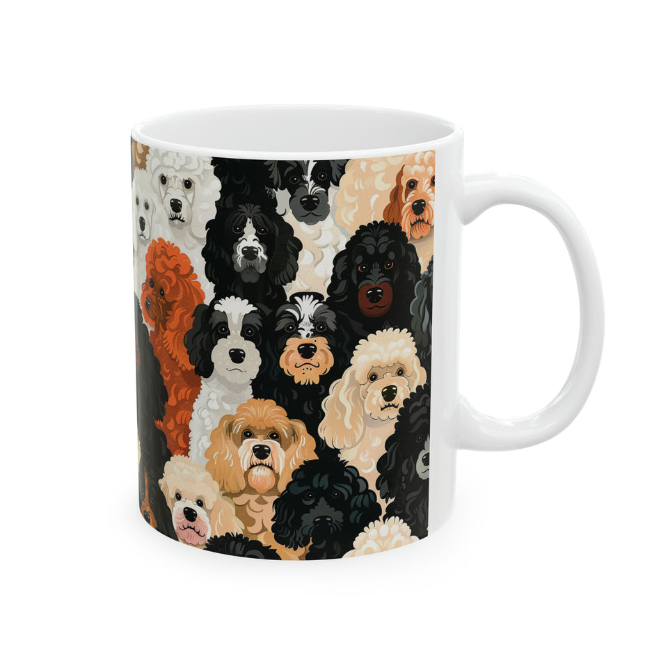 Poodle Mug | Poodle Coffee Mug | Cute Poodle Gifts | Funny Poodle Presents | Poodle Mug 11oz