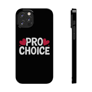 Premium Pro Choice iPhone Case | Feminist Pro Choice Gifts Slim Phone Cases Premium Pro Choice iPhone Case | Feminist Pro Choice Gifts Slim Phone Cases