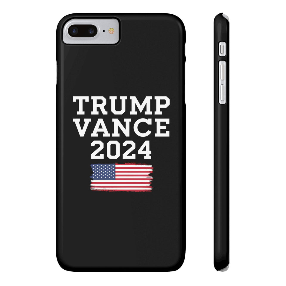 Premium Trump Vance 2024 iPhone Case | Donald Trump Gifts Slim Phone Cases