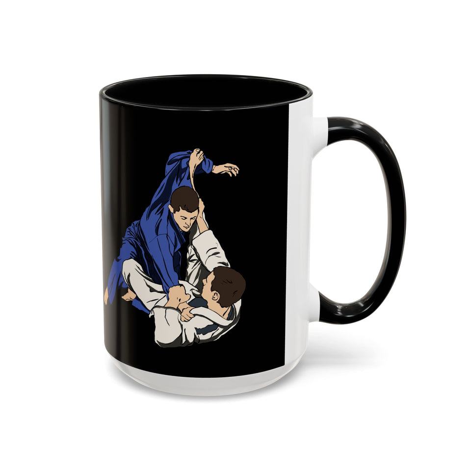 Brazilian Jiu Jitsu Rolling | BJJ Accent Coffee Mug