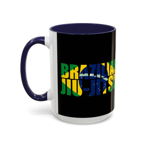 Brazilian Jiu Jitsu Flag 3 | BJJ Accent Coffee Mug Brazilian Jiu Jitsu Flag 3 | BJJ Accent Coffee Mug