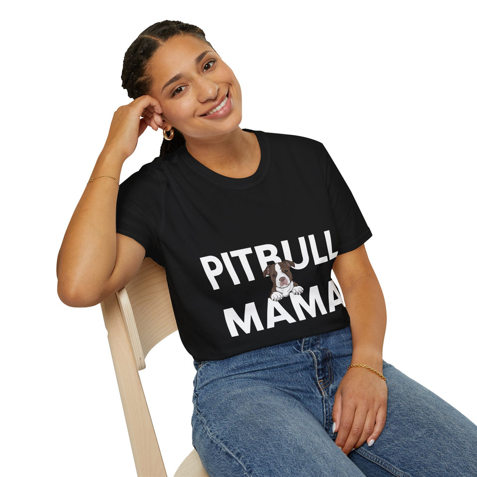 Pitbull Mama Shirt | Pitbull Dog Gift | Unisex Pitbulls Dogs T Shirt 3