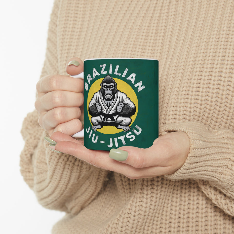 Brazilian Jiu Jitsu Mug 2 | Brazilian Jiu Jitsu BJJ Gift | BJJ Coffee Mug | Brazilian Jiu Jitsu Gift Ideas Mug 11oz