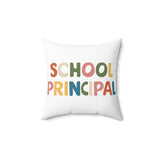 School Principal Spun Polyester Square Pillow | School Principal Gift Pillow School Principal Spun Polyester Square Pillow | School Principal Gift Pillow