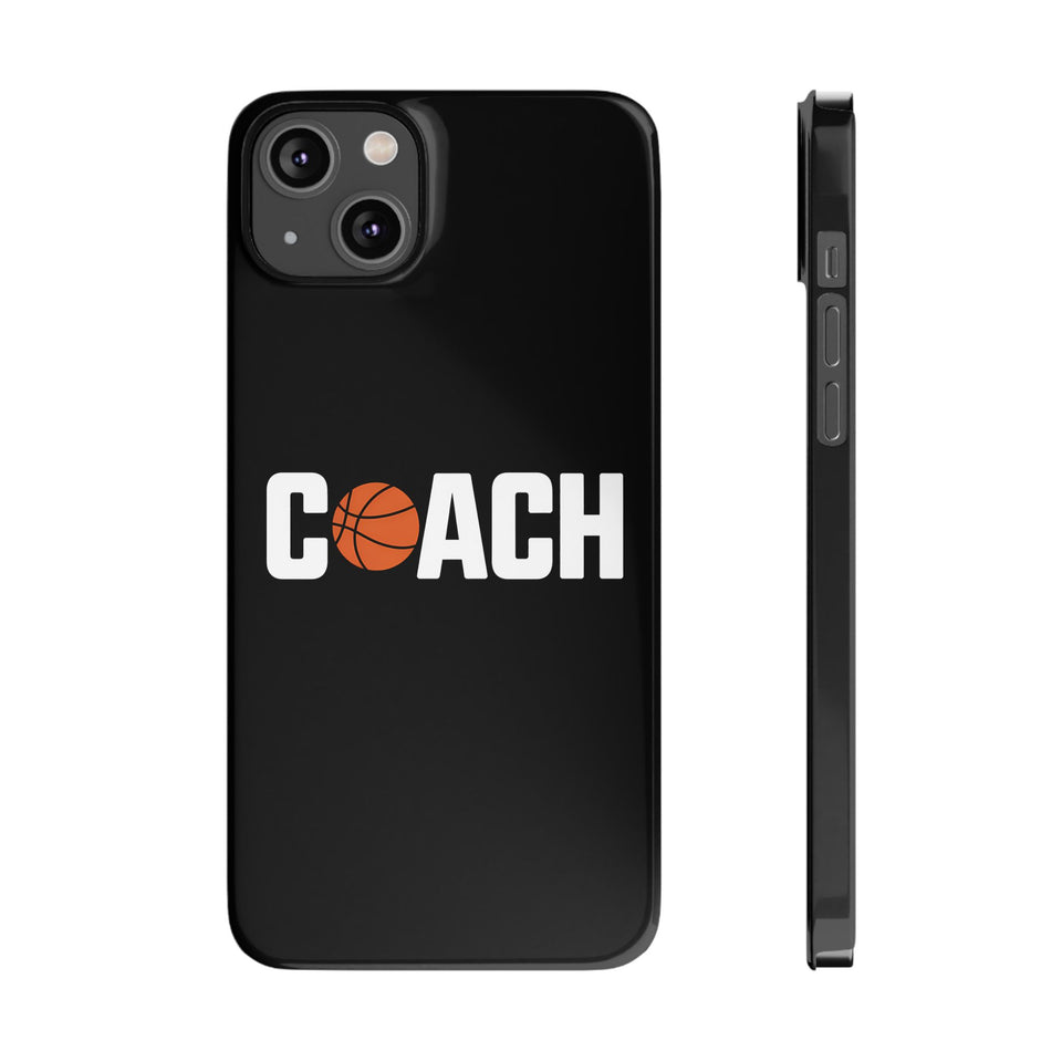 Premium Basketball Coach iPhone Case | Basketball Coach Gifts Slim Phone Cases