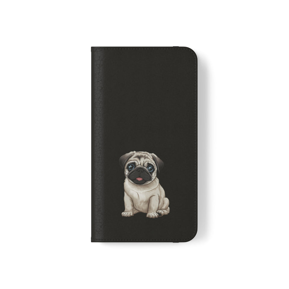 Pug iPhone & Samsung Wallet Phone Case | Pug Flip Cases