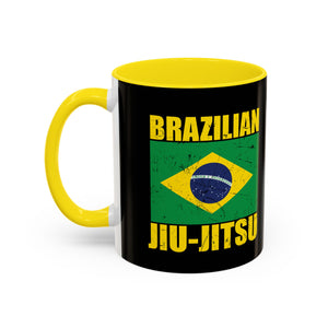 Brazilian Jiu Jitsu Flag | BJJ Accent Coffee Mug Brazilian Jiu Jitsu Flag | BJJ Accent Coffee Mug