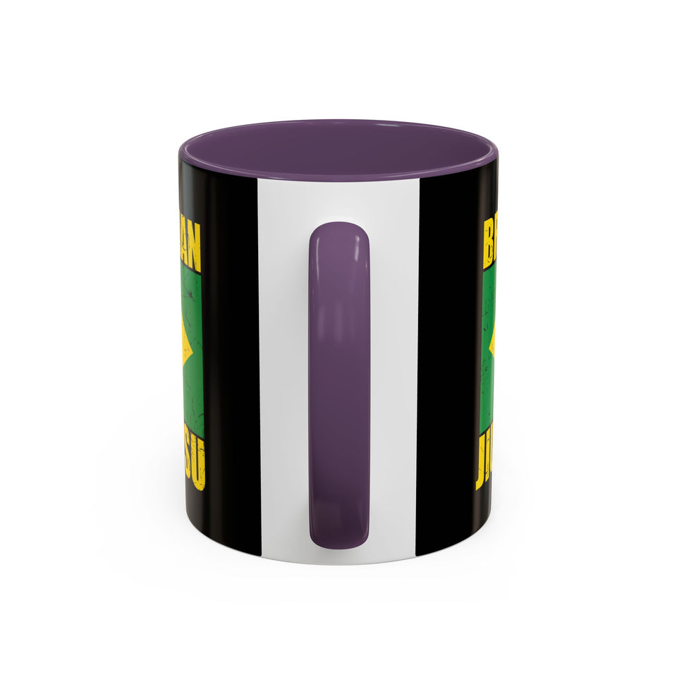 Brazilian Jiu Jitsu Flag | BJJ Accent Coffee Mug