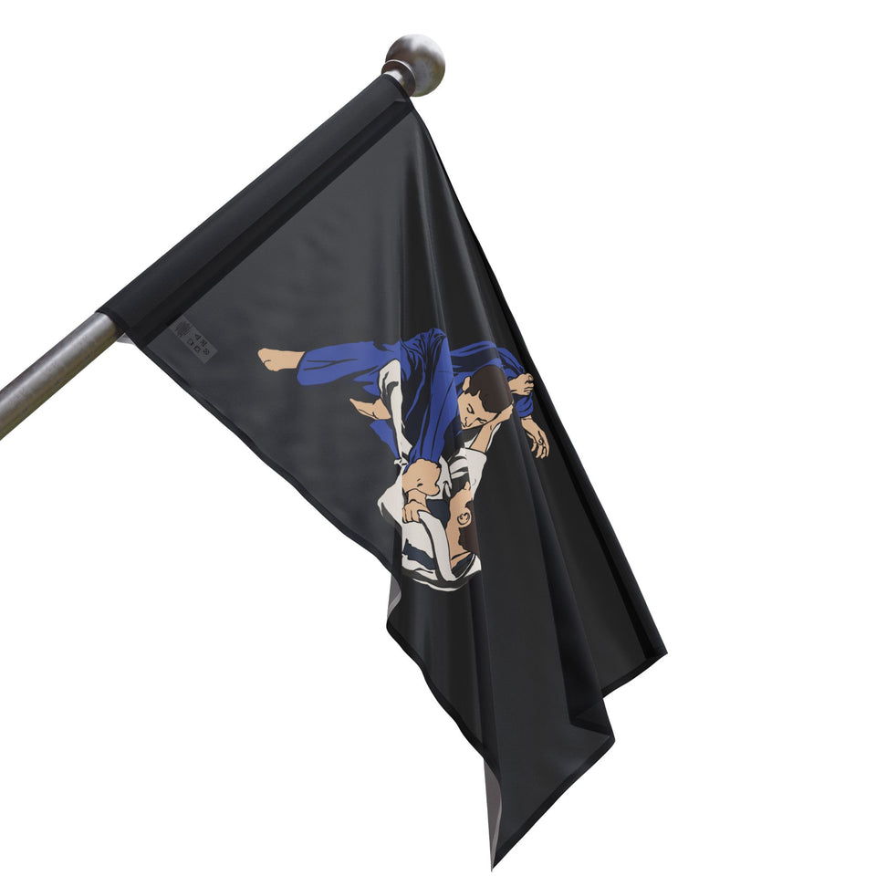 Brazilian Jiu Jitsu Rolling Flag Banner | BJJ Flag