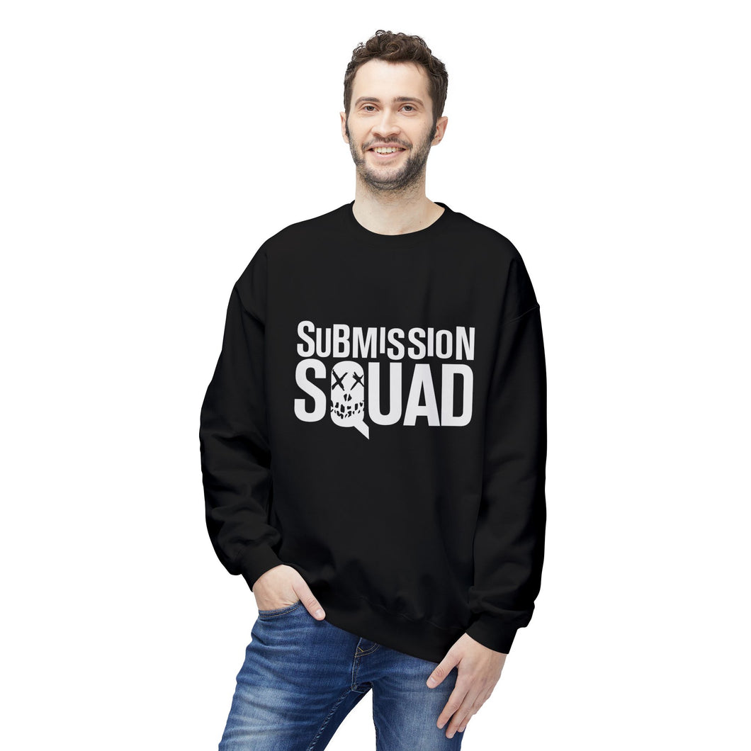 Brazilian Jiu Jitsu Submission Squad BJJ Unisex Midweight Softstyle Fleece Crewneck Sweatshirt