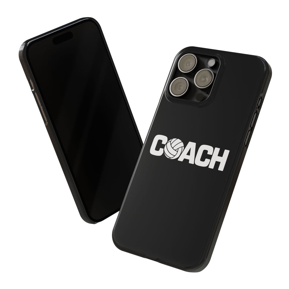 Premium Volleyball Coach iPhone Case | Volleyball Coach Gifts Slim Phone Cases