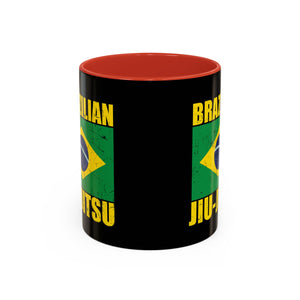 Brazilian Jiu Jitsu Flag | BJJ Accent Coffee Mug Brazilian Jiu Jitsu Flag | BJJ Accent Coffee Mug