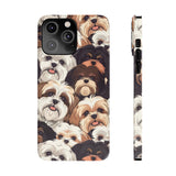 Premium Group of Shih Tzu iPhone Case | Cute Shih Tzu Gifts Slim Phone Cases Premium Group of Shih Tzu iPhone Case | Cute Shih Tzu Gifts Slim Phone Cases