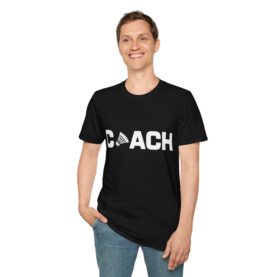 Badminton Coach 2 Shirt | Badminton Gift | Badminton Merchandise | Badminton Gifts Presents Unisex T-Shirt