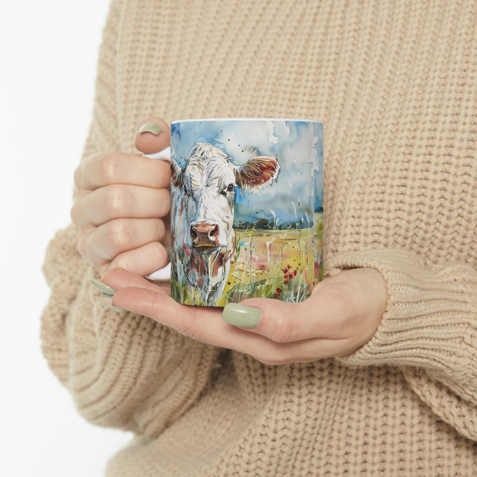 Cow Mug | Coffee Cow Mug | Cow Print Mug | Cow Presents | Highland Cow Mug 11oz