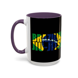 Brazilian Jiu Jitsu Flag 3 | BJJ Accent Coffee Mug Brazilian Jiu Jitsu Flag 3 | BJJ Accent Coffee Mug