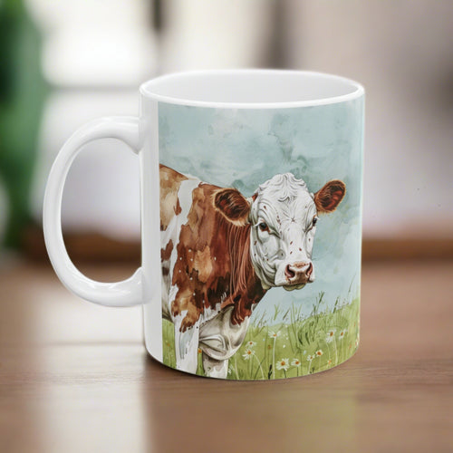 Cow Mug | Coffee Cow Mug | Cow Print Mug | Cow Presents | Highland Cow Mug 11oz