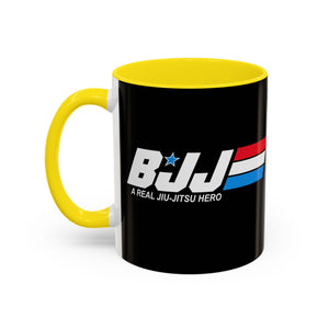 Brazilian Jiu Jitsu A Real Jiu-Jitsu Hero | BJJ Accent Coffee Mug Brazilian Jiu Jitsu A Real Jiu-Jitsu Hero | BJJ Accent Coffee Mug