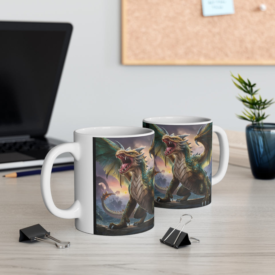 Fantasy Dragon RPG Mug | Role Playing Game Gift | Dragon Coffee Mug | RPG Fantasy Gift Ideas Mug 11oz