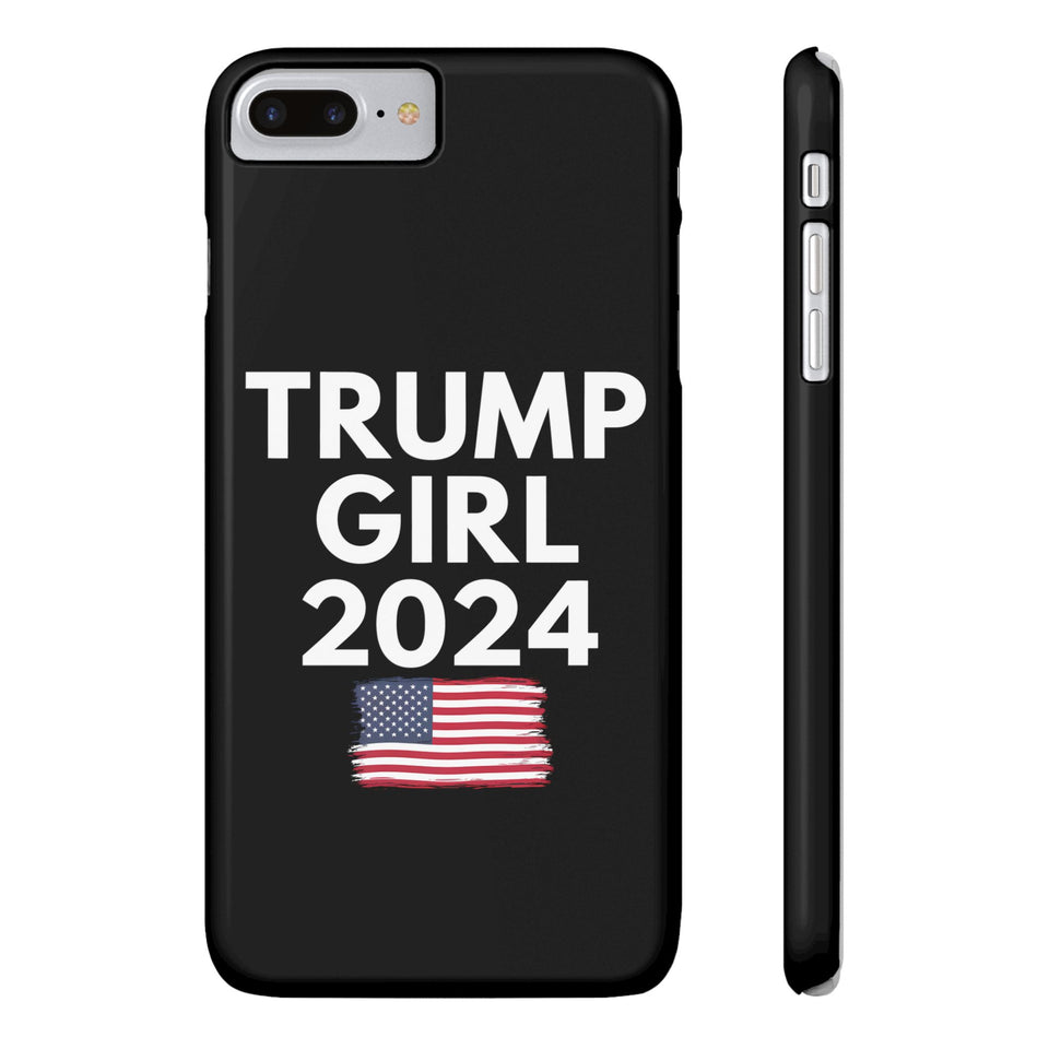 Premium Trump Girl iPhone Case | Donald Trump Gifts Slim Phone Cases