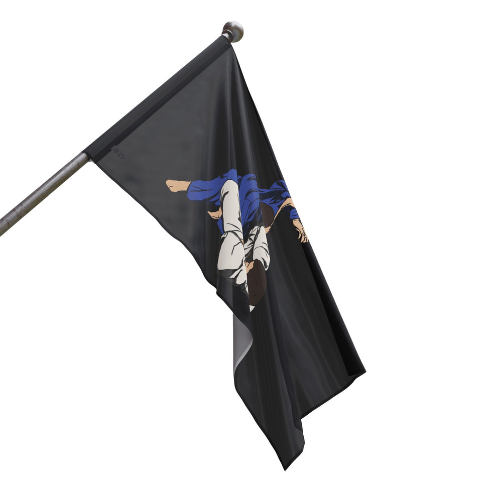 Brazilian Jiu Jitsu Rolling Flag Banner | BJJ Flag