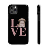 Premium Love Shih Tzu iPhone Case 2 | Cute Shih Tzu Slim Phone Cases Premium Love Shih Tzu iPhone Case 2 | Cute Shih Tzu Slim Phone Cases