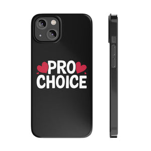 Premium Pro Choice iPhone Case | Feminist Pro Choice Gifts Slim Phone Cases Premium Pro Choice iPhone Case | Feminist Pro Choice Gifts Slim Phone Cases