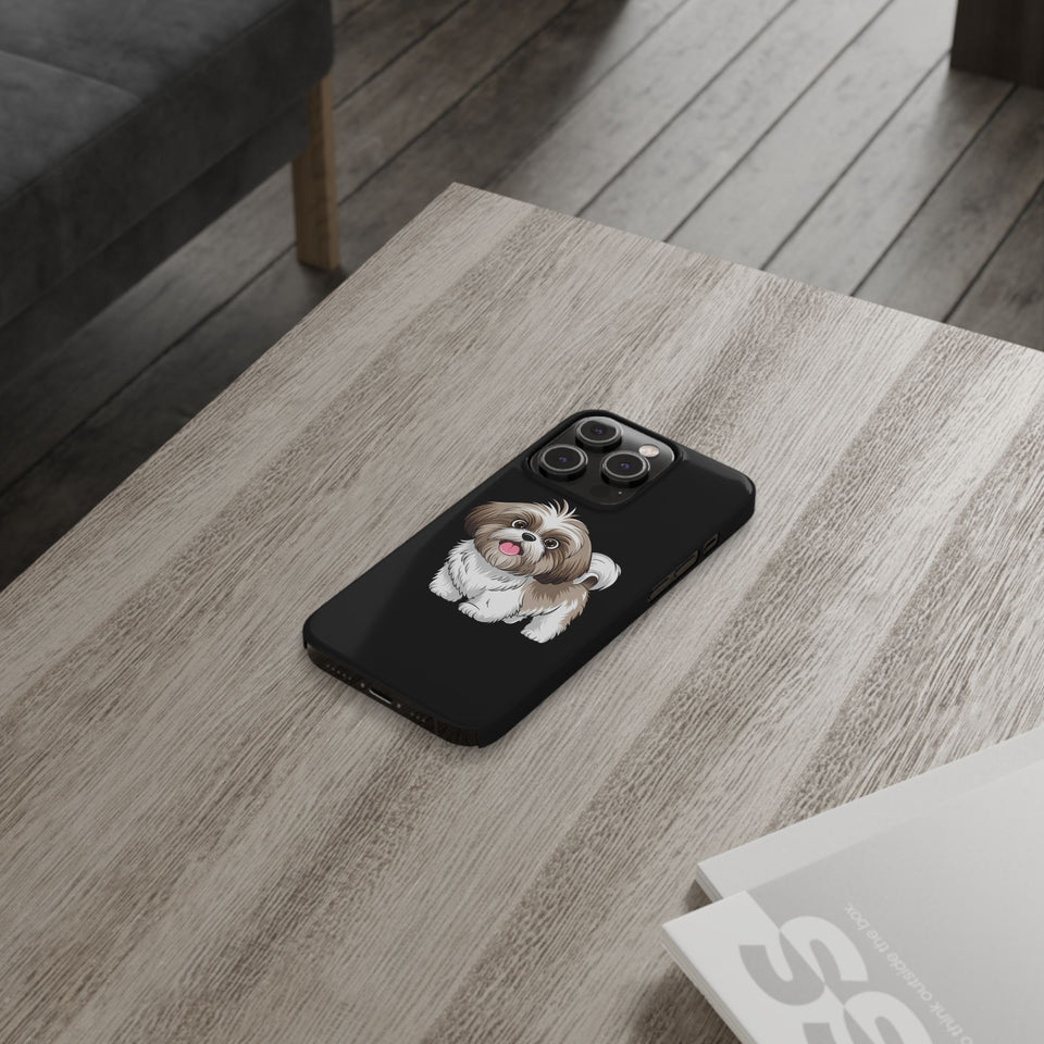 Premium Shih Tzu iPhone Case | Cute Shih Tzu Gifts Slim Phone Cases