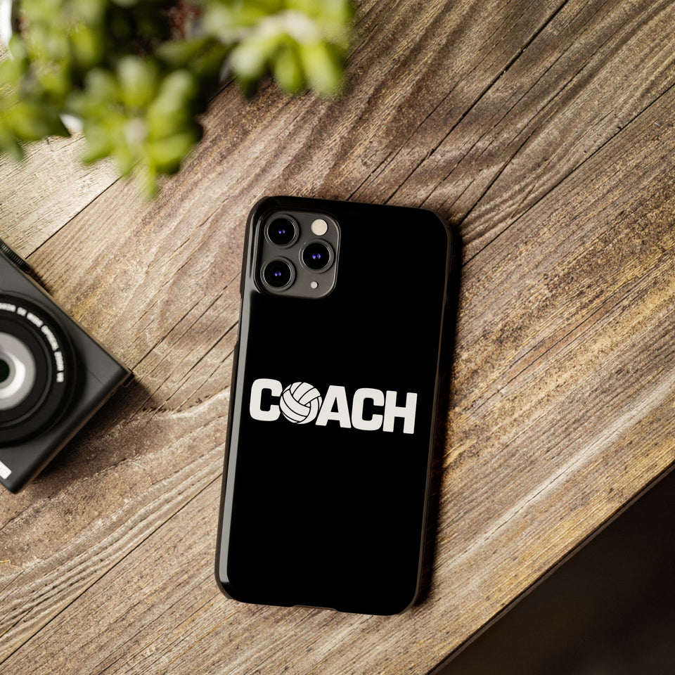 Premium Volleyball Coach iPhone Case | Volleyball Coach Gifts Slim Phone Cases