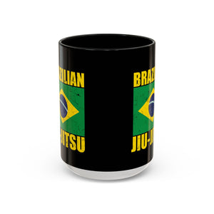 Brazilian Jiu Jitsu Flag | BJJ Accent Coffee Mug Brazilian Jiu Jitsu Flag | BJJ Accent Coffee Mug