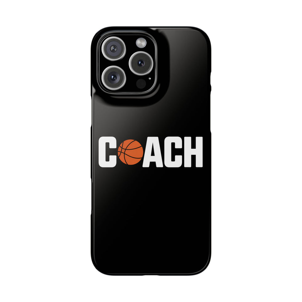 Premium Basketball Coach iPhone Case | Basketball Coach Gifts Slim Phone Cases