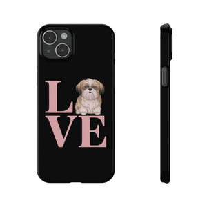 Premium Love Shih Tzu iPhone Case 2 | Cute Shih Tzu Slim Phone Cases Premium Love Shih Tzu iPhone Case 2 | Cute Shih Tzu Slim Phone Cases