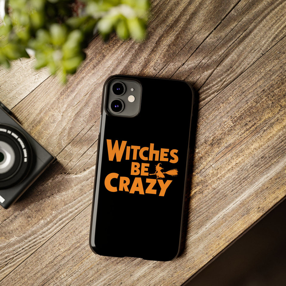 Premium Witches Be Crazy iPhone Case | Witch Wiccan Witchy Gifts Slim Phone Cases