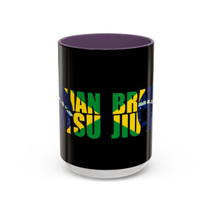 Brazilian Jiu Jitsu Flag 3 | BJJ Accent Coffee Mug Brazilian Jiu Jitsu Flag 3 | BJJ Accent Coffee Mug