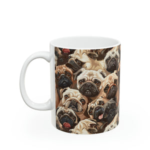 Pug Mug | Pug Coffee Mug | Cute Pug Dog Gifts | Funny Pug Presents | Pug Mug 2 11oz Pug Mug | Pug Coffee Mug | Cute Pug Dog Gifts | Funny Pug Presents | Pug Mug 11oz