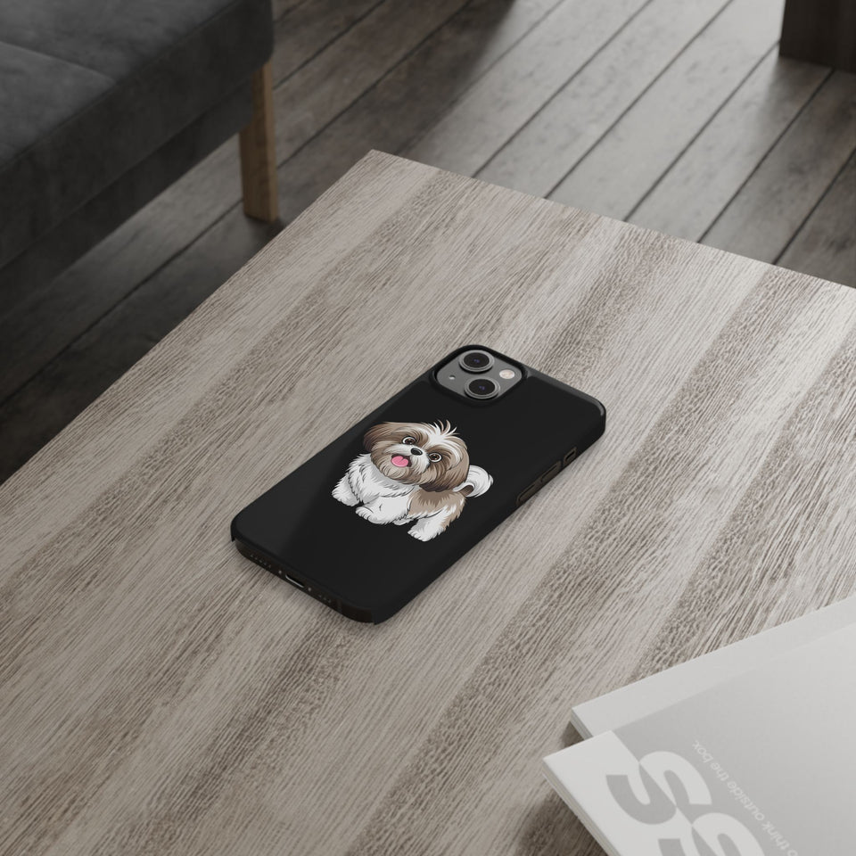 Premium Shih Tzu iPhone Case | Cute Shih Tzu Gifts Slim Phone Cases