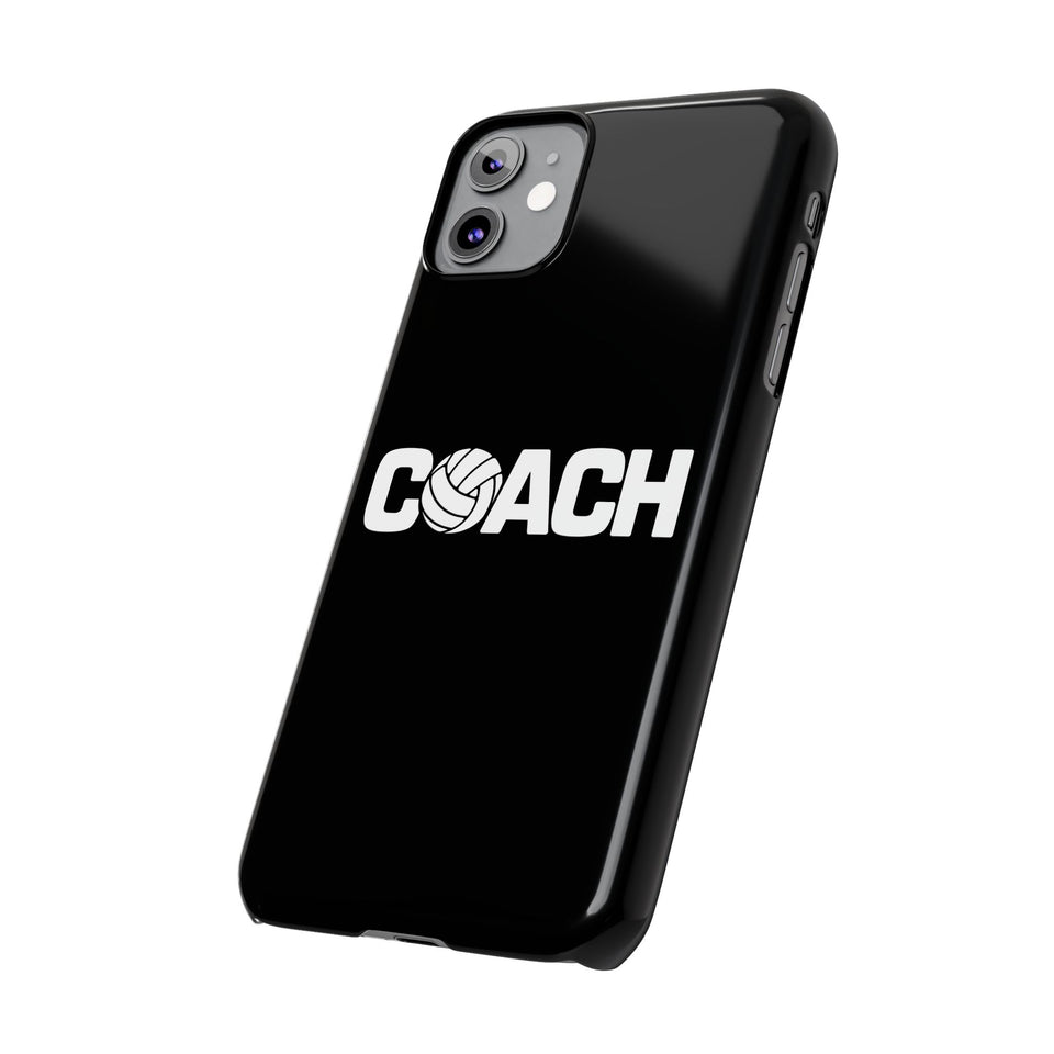 Premium Volleyball Coach iPhone Case | Volleyball Coach Gifts Slim Phone Cases